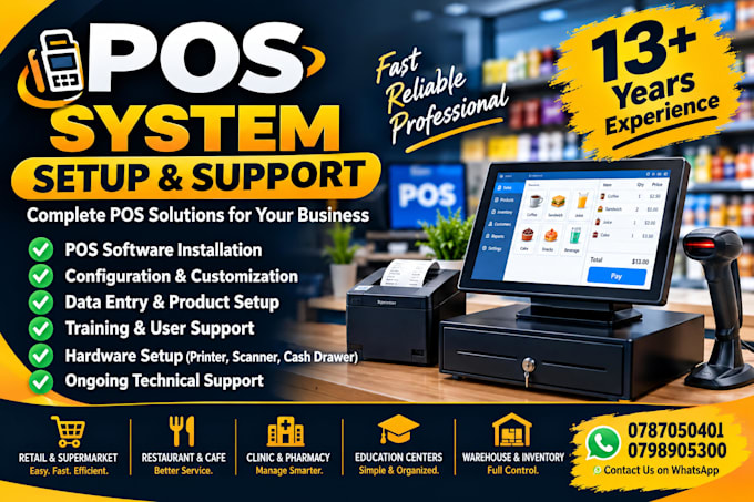 develop a custom web based pos system and billing software