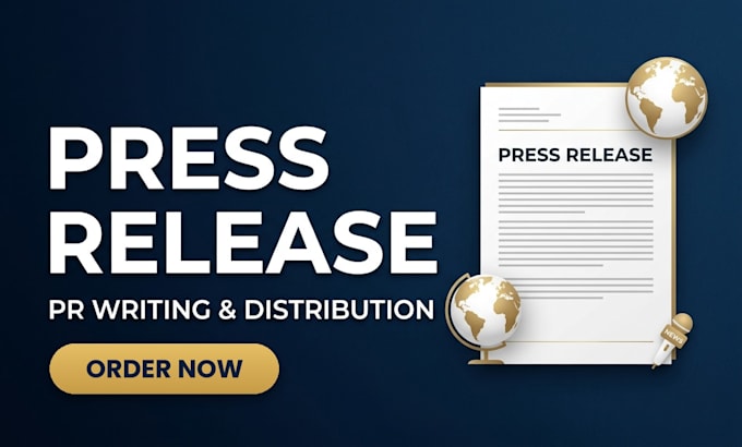 write press releases for PR distribution and PR newswire