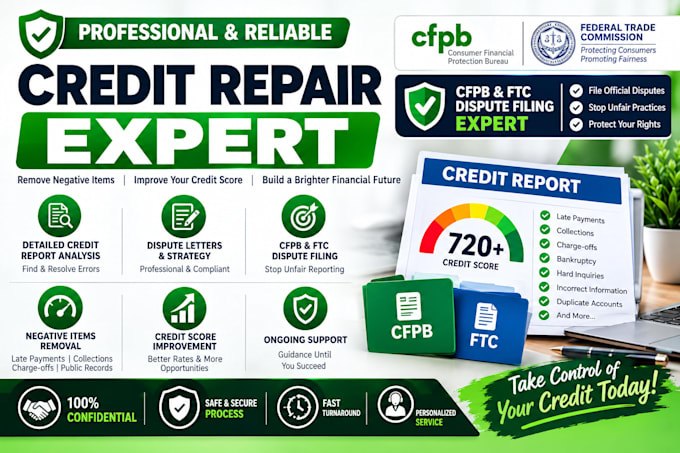 do professional credit report analysis and documentation support