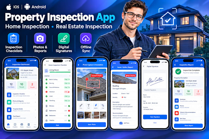develop property inspection app home inspection real estate inspection software