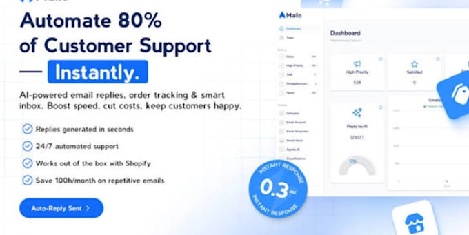 develop ai email automation app, smart scheduler app, communication manager app