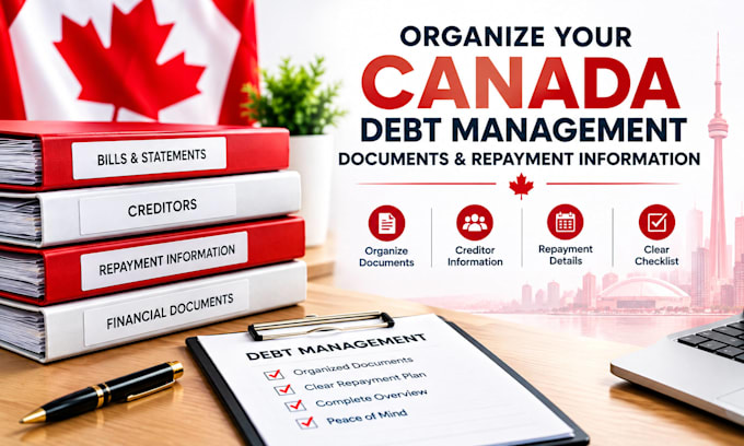 organize your canada debt management documents and repayment information