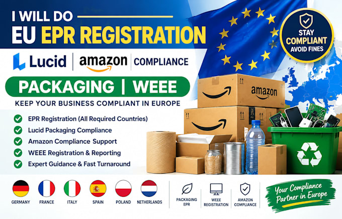 do eu epr registration lucid uin amazon compliance packaging weee