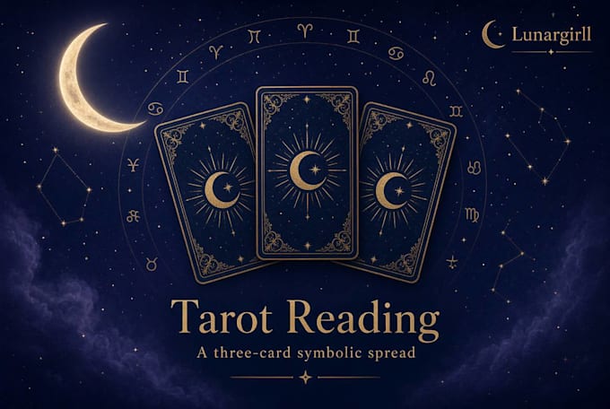 write a symbolic tarot reading from card spread