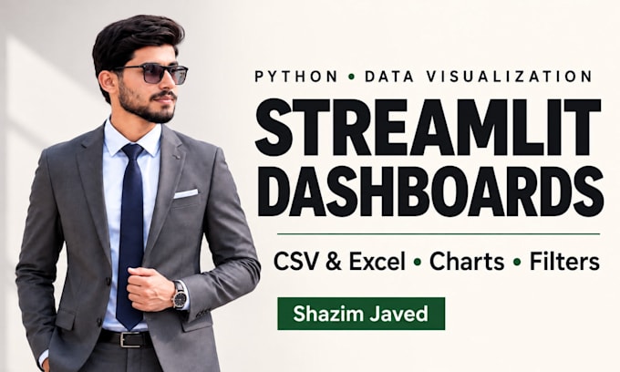 build an interactive streamlit dashboard for your CSV or excel data