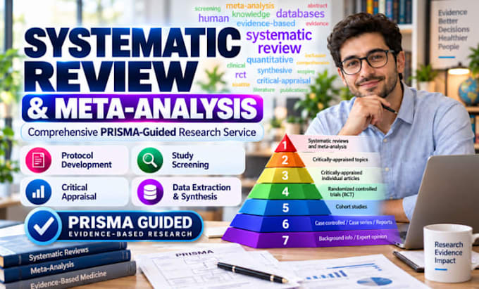 conduct a comprehensive systematic review, meta analysis and prisma guided