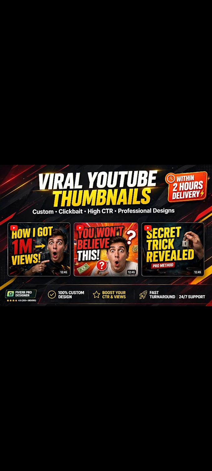 design eye catching youtube thumbnails in mr beast style