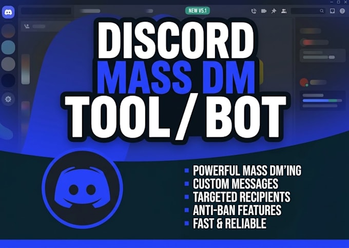 create a custom discord massdm tool