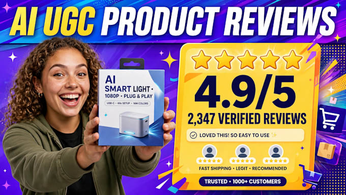 create an authentic ai ugc product review video for your brand