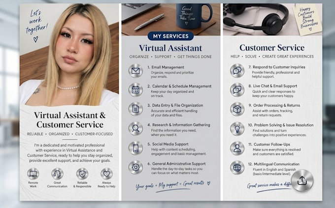 be your associate in customer service assistence