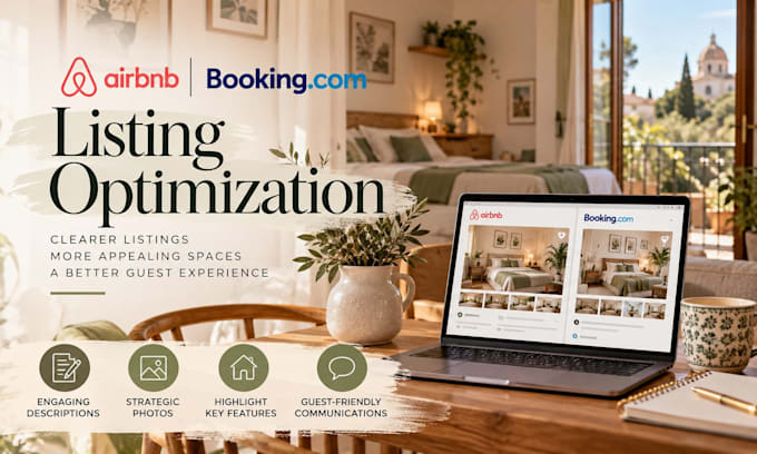 optimize your airbnb and booking listings