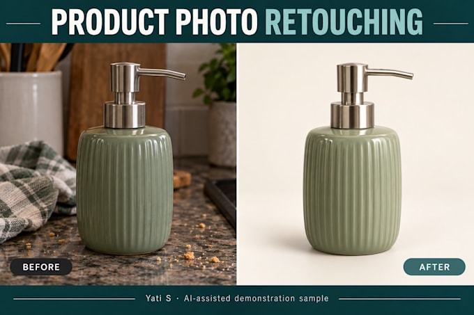 enhance and retouch your ecommerce product photos
