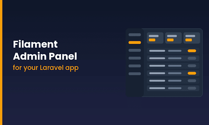 build a filament admin panel for your laravel app