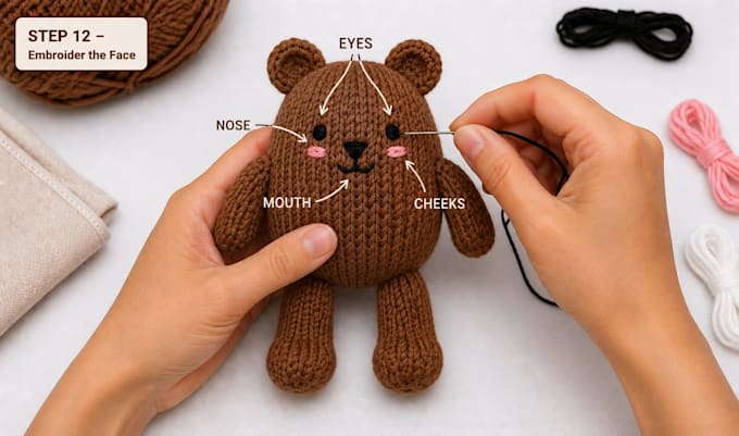 create a custom amigurumi crochet pattern