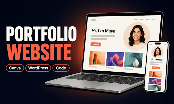 design a personal portfolio website for freelancers and ugc creators