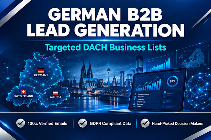 do targeted german b2b lead generation and email list building