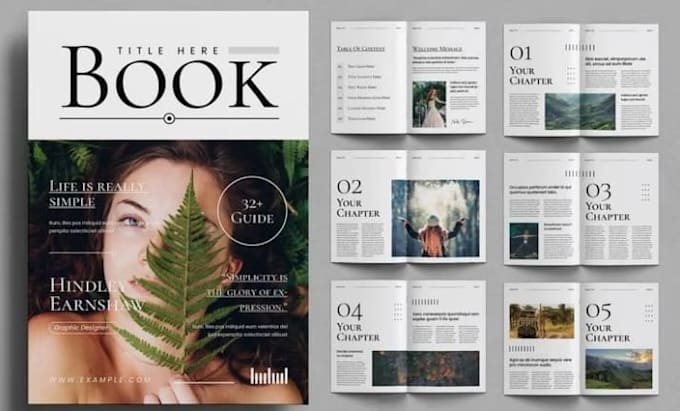design editable canva ebook templates and lead magnet for business