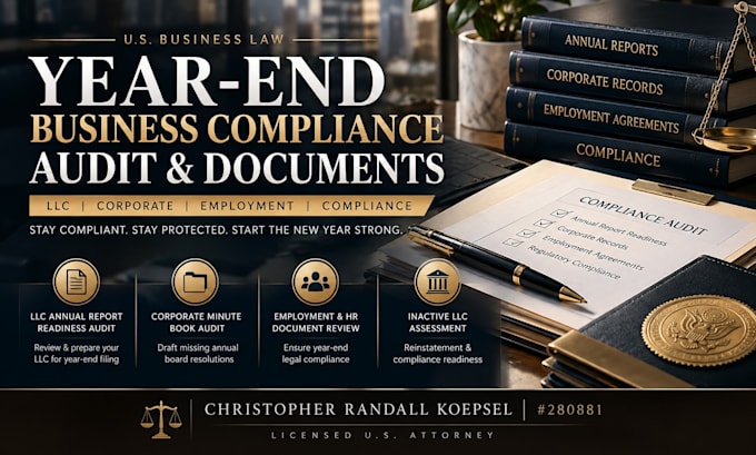 audit your corporate minute book and draft missing annual board resolutions