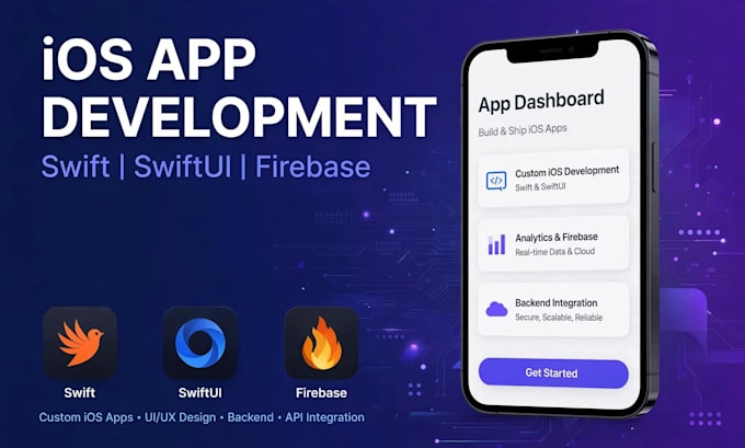 develop ios app in swift swiftui uikit fix bug