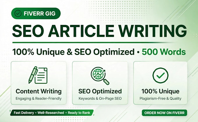 seo blog post and article