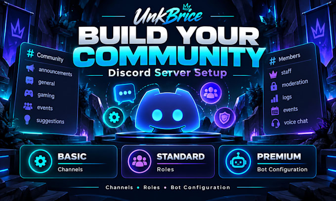 set up a discord server for gaming and streaming communities