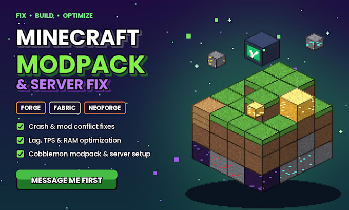 create fix optimize minecraft modpack forge fabric cobblemon developer