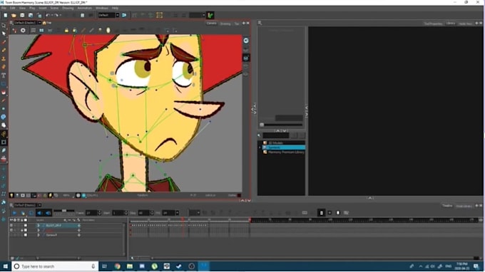 rig your 2d character in toon boom harmony