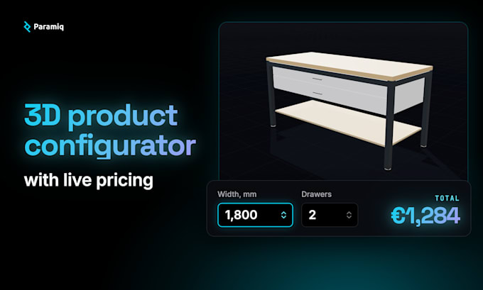 build a 3d product configurator with live pricing