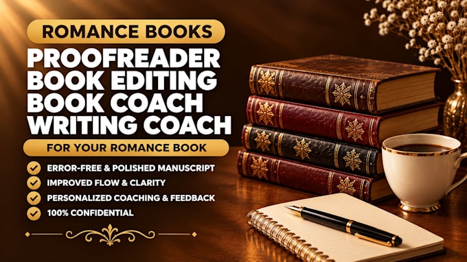 be your proofreader book editing book coach writing coach for your romance book