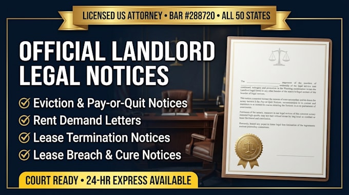 draft a professional lease termination notice for your tenant