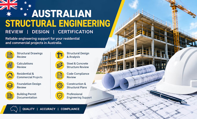 do australian structural drawings review and stamp for permit