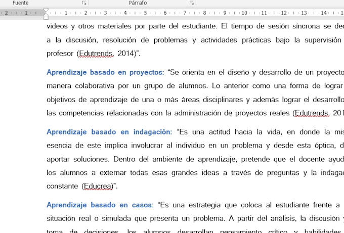 diseñaré programas educativos y módulos educativos