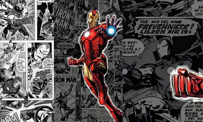 draw custom comic book cover art and graphic novel covers