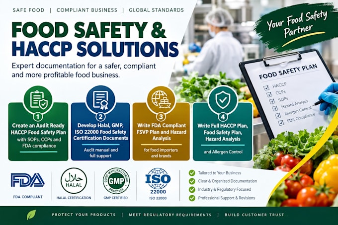 write full haccp plan food safety plan hazard analysis and allergen control