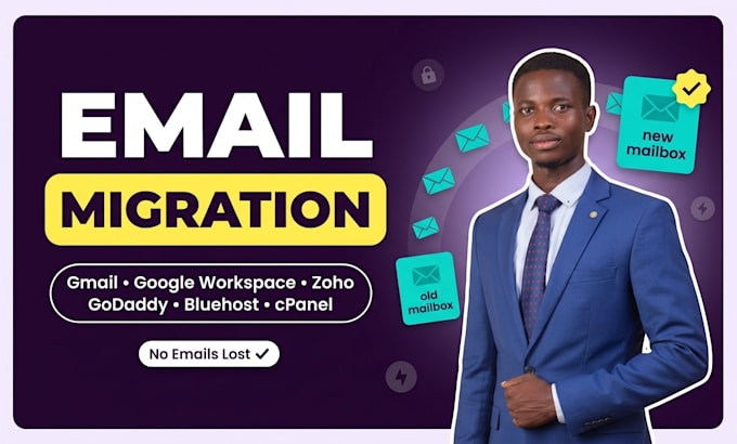 migrate gmail godaddy bluehost cpanel webmail zoho apple mail google workspace