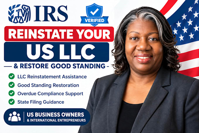 help reinstate your dissolved US llc and restore good standing