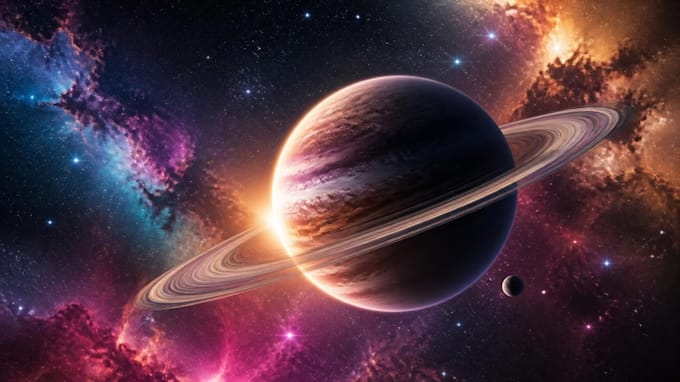 create planet space artwork