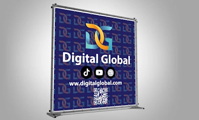 design step and repeat backdrop banner
