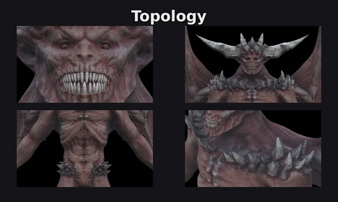 do 3d retopology uv unwrapping and game ready 3d model optimization