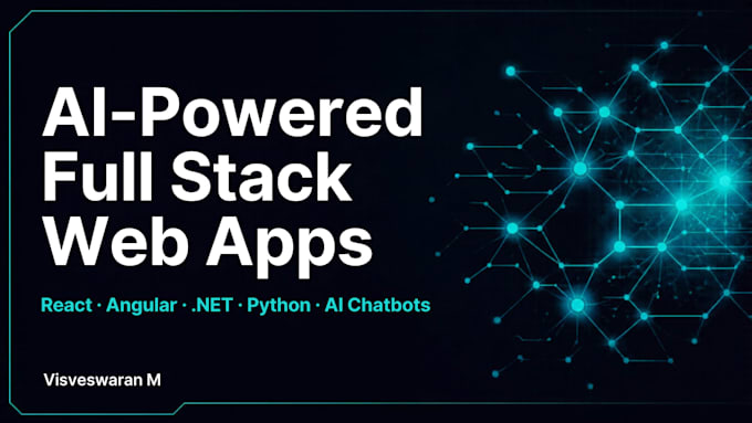 develop a full stack web application with ai integration