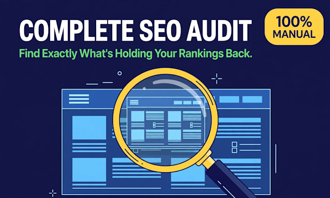 do a complete SEO audit with action plan to fix ranking issues