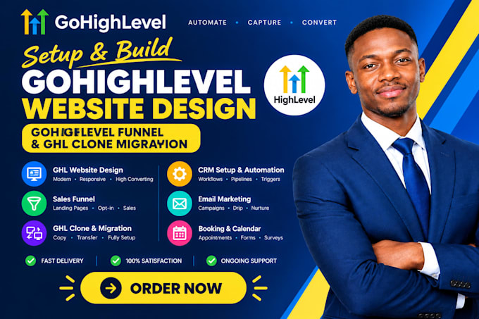 setup build go high level website design gohighlevel funnel ghl clone migration