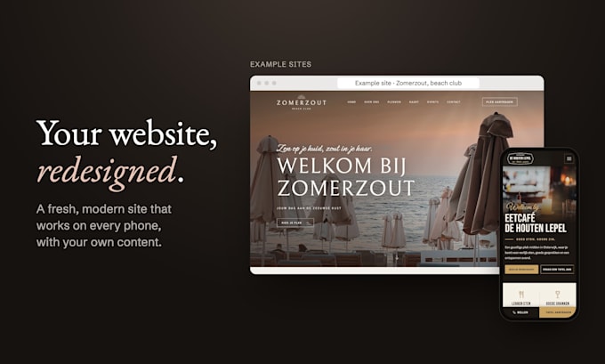 redesign your outdated website into a modern site