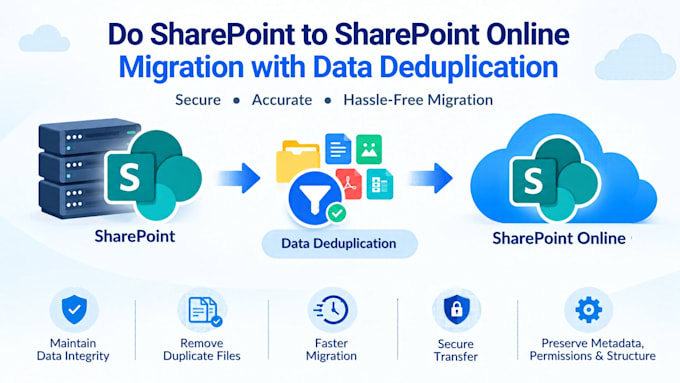 do sharepoint to sharepoint online migration with data deduplication