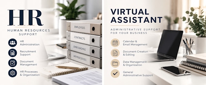 provide HR, virtual assistance and administrative support