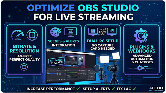 setup and optimize your obs studio for live streaming