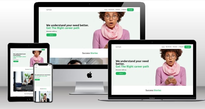 develop a custom react and nextjs website