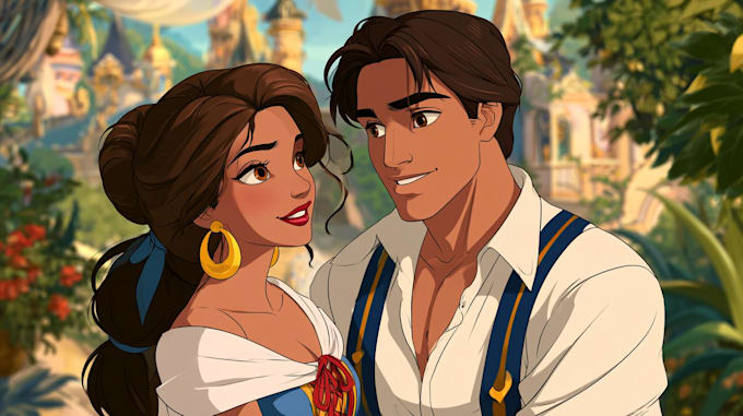 draw disney portrait cartoon character