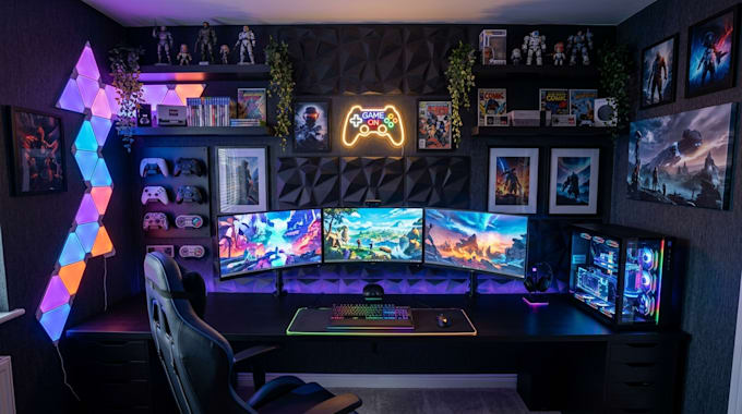make a gaming wall