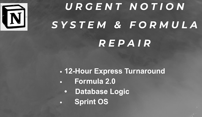 fix your broken notion formulas and database in 12h
